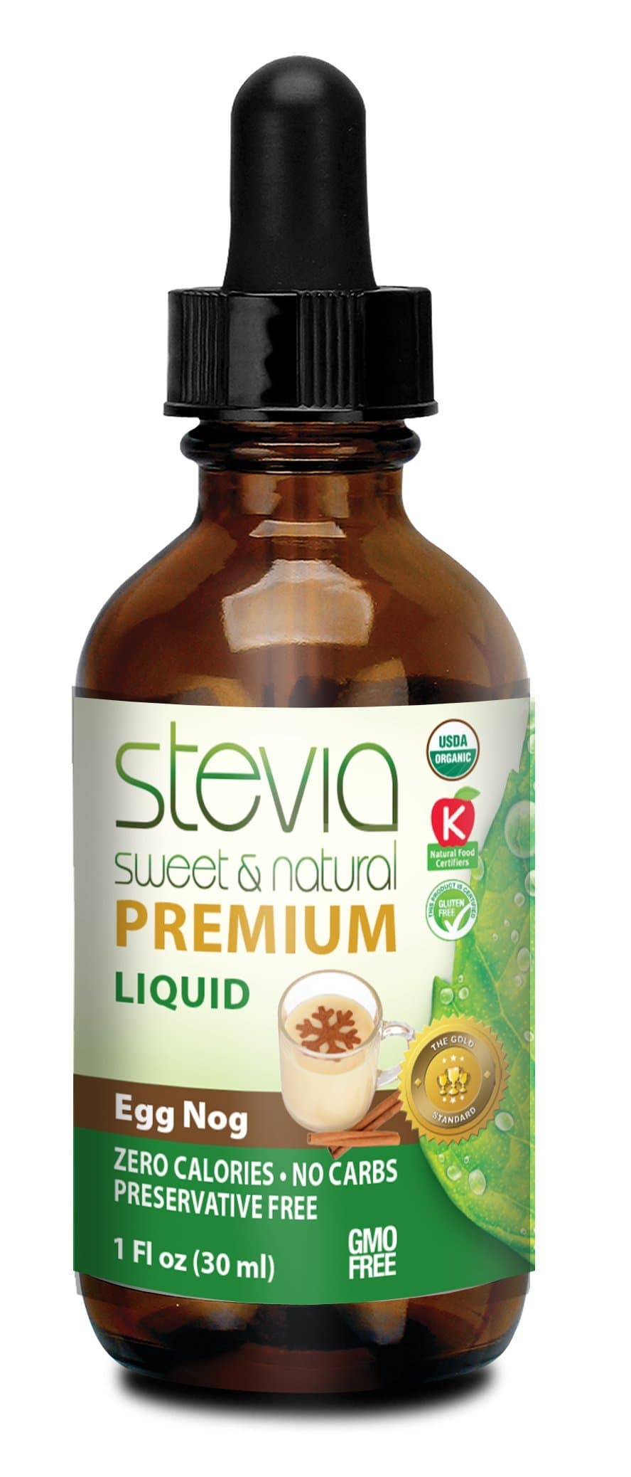 AnuMed InternationalEgg Nog Stevia Liquid, 0.02 Pound