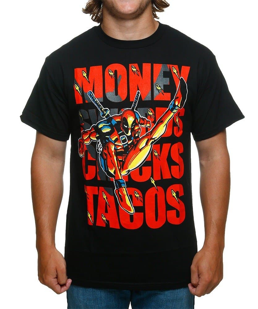 Deadpool Swords Tacos T-Shirt