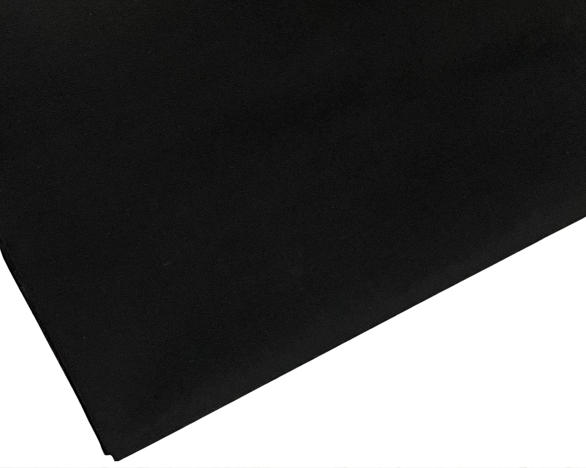 Plain Black Polycotton Fabric - 45 inch / 112 cm Wide (Black, 1 METRE)