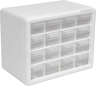 10116 Plastic Drawer Storage Cabinet 16 Drawers for Garage Organization, Lego Storage, Teacher Toolbox, Makeup Organizer, and More,