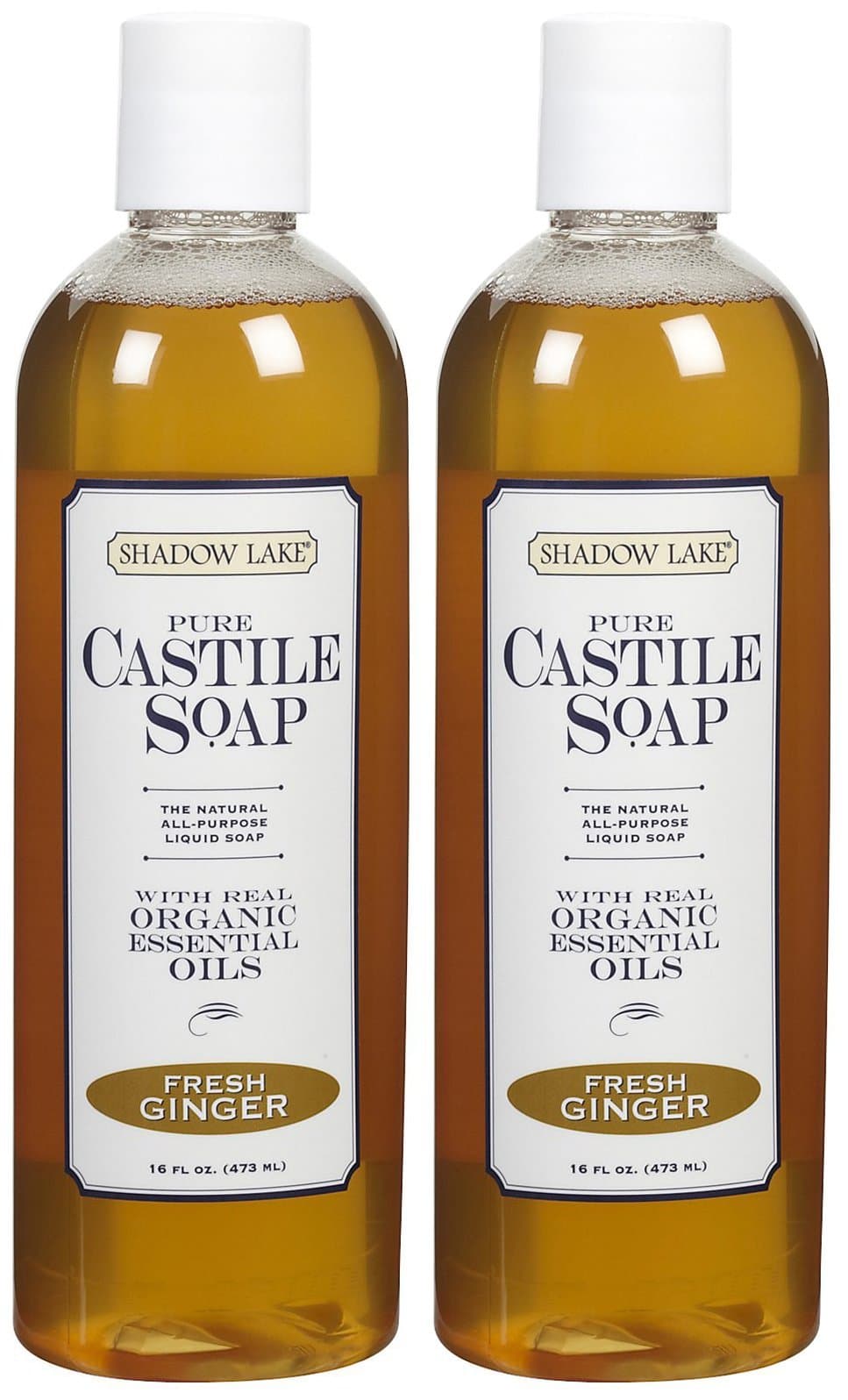 Shadow Lake Castile Soap Liquid - Fresh Ginger - 16 oz - 2 pk