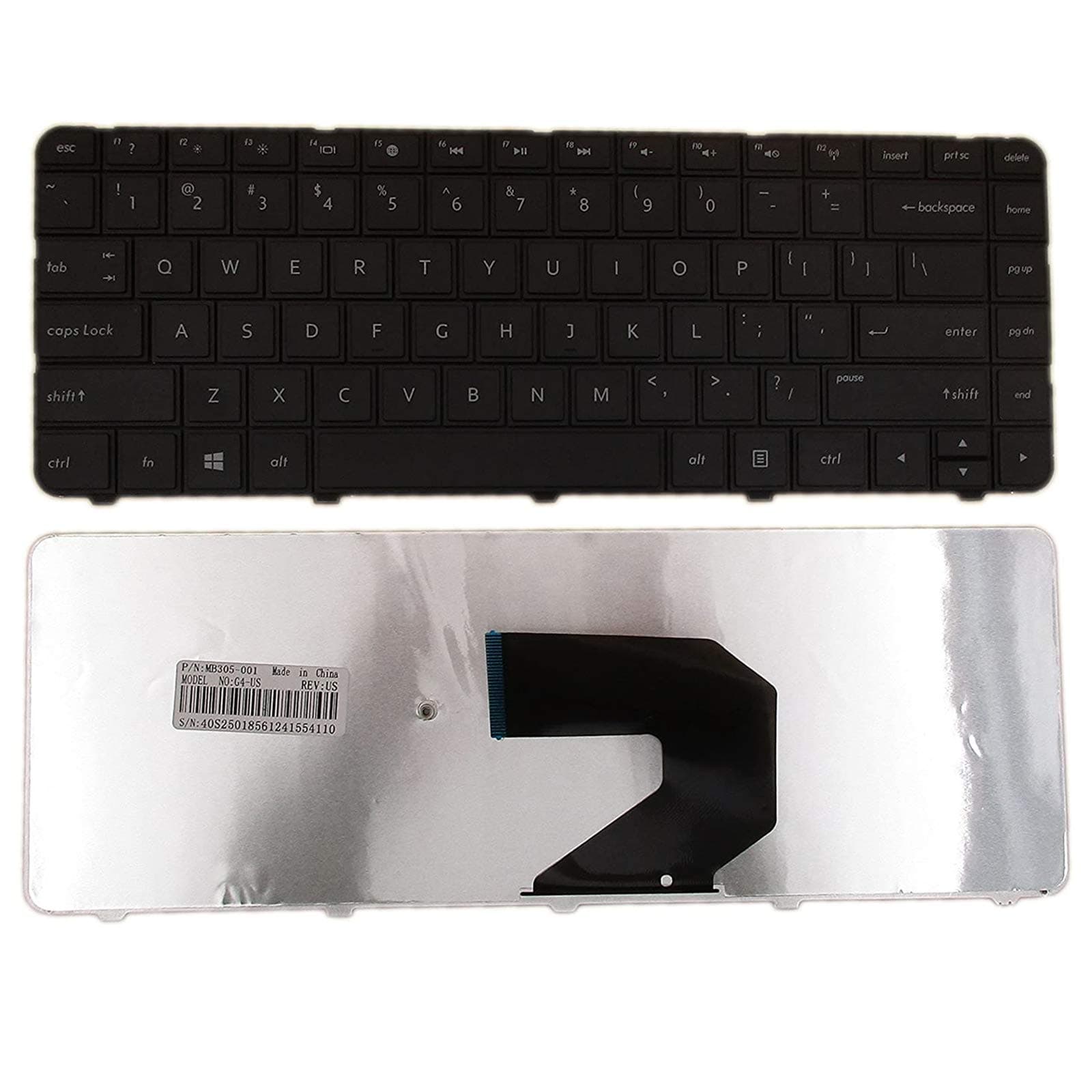 New Laptop Replacement Keyboard Compatible with HP 2000-100 2000-200 2000-300 2000T-300 2000-400 2000-340CA 2000-350US 2000-351NR 2000-352NR 2000-2d07CA 2000-2d09CA 2000-2d09WM Series US Layout