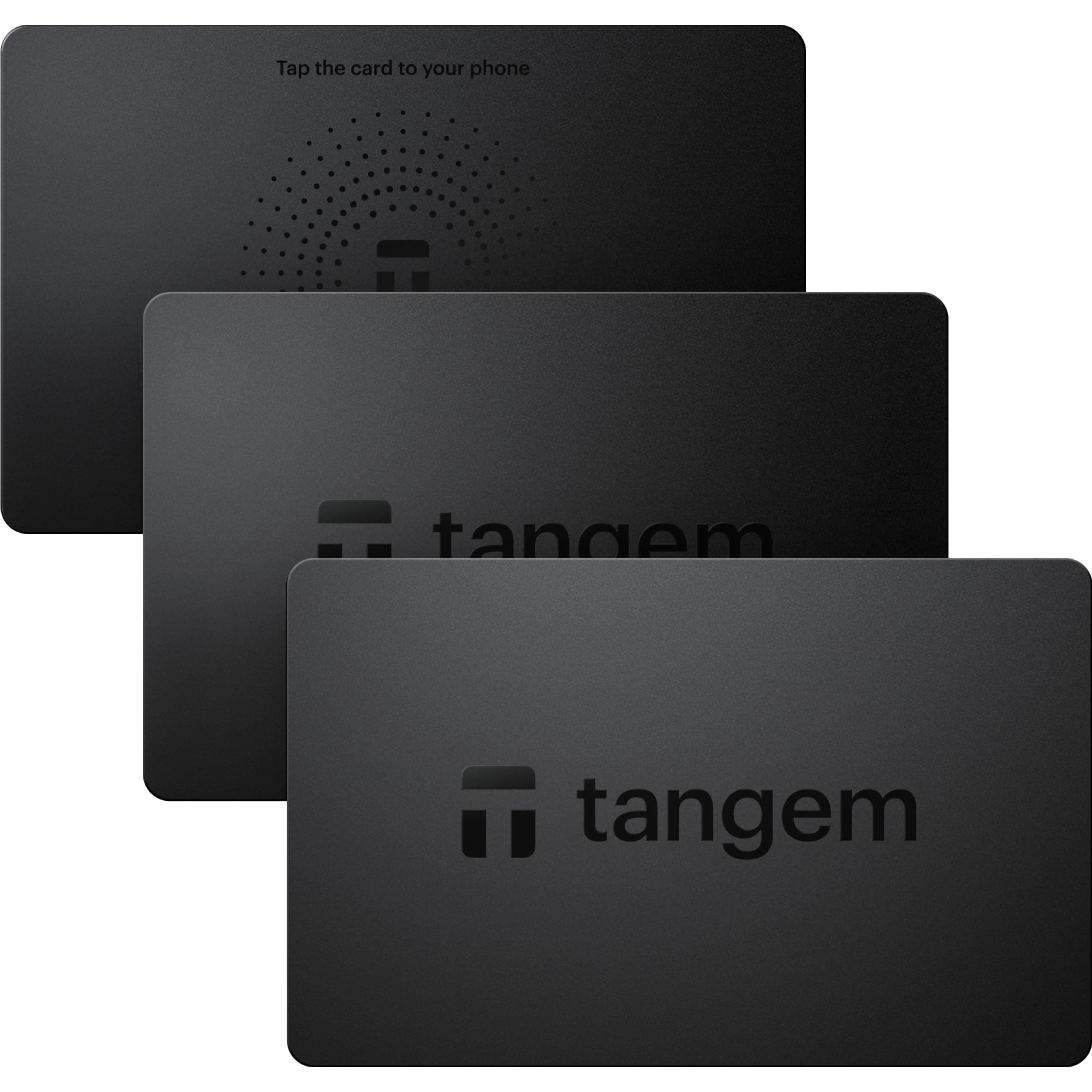 TANGEM Wallet Pack of 3 - Secure Crypto Wallet - Trusted Cold Storage for Bitcoin, Ethereum, NFT's & More Coins - 100% Offline Hardware