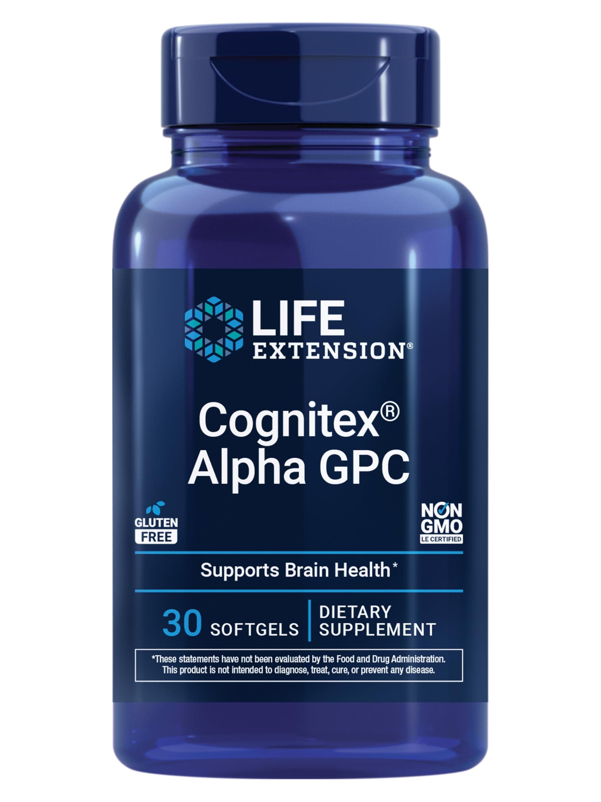 Life Extension Cognitex Basics, 30 Softgels - Multi-Nutrient Formula for Brain Health Support, Targeted Nutrition for Memory, Focus, Attention & Overall Cognitive Performance - Non-GMO, Gluten-Free