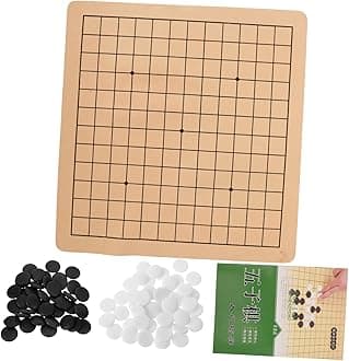 Vaguelly Portable Go Chess of Chess Game Kit Training for Boys and Girls Random Style