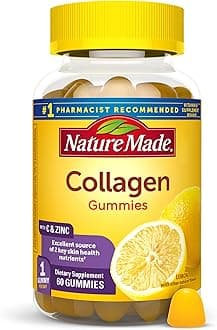 Nature Made Collagen Gummies with Vitamin C, Zinc and Biotin, Hydrolyzed Coll...