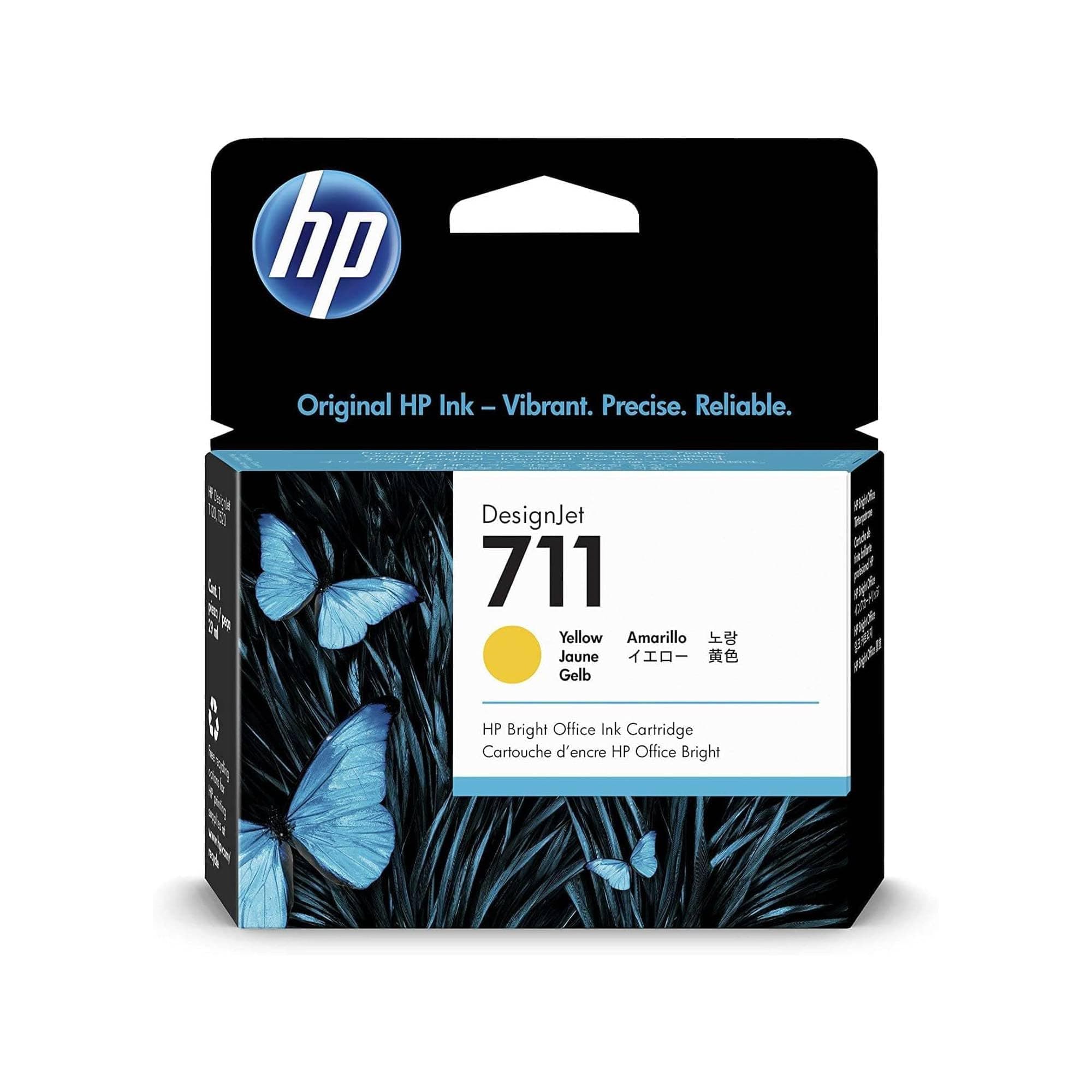 (Hewlett Packard) Original CZ132A HP 711 29-ml DesignJet Ink Cartridge, Yellow