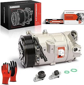 A-Premium Air Conditioner AC Compressor with Clutch Compatible with Nissan Altima 2013 2014 2015 2016 2017 3.5L, Replace# 84317513, 84317514