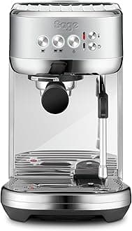 Sage - The Bambino Plus - Compact Coffee Machine with Automatic Milk Frother - 1.9L, 15 bar, 1600 W - Single or Double Shot Espresso Maker, Cappuccino, Latte, Brushed Stainless Steel