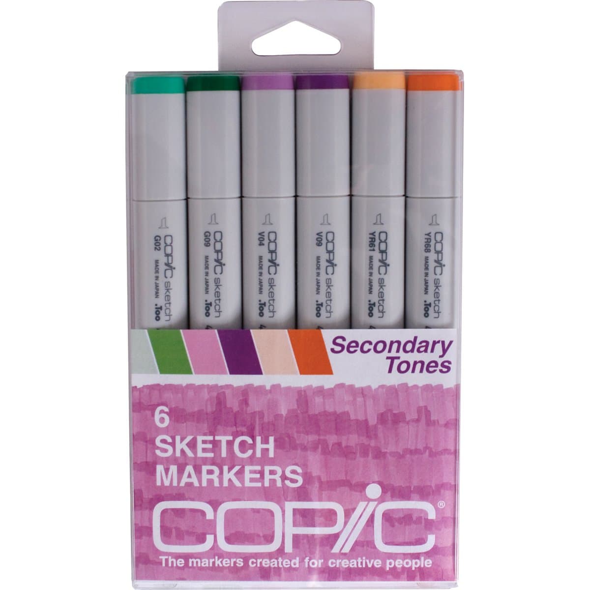 Sketch Markers 6/Pkg-Secondary Tones