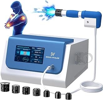 - 2026 New Upgraded Shockwave Therapy Machine, Extracorporeal Shock Wave Therapy Device for Pain Relief,Muscle and Bone Tissue Regeneration, ESWT Shock Wave Therapy Machine for Home & Institution Use