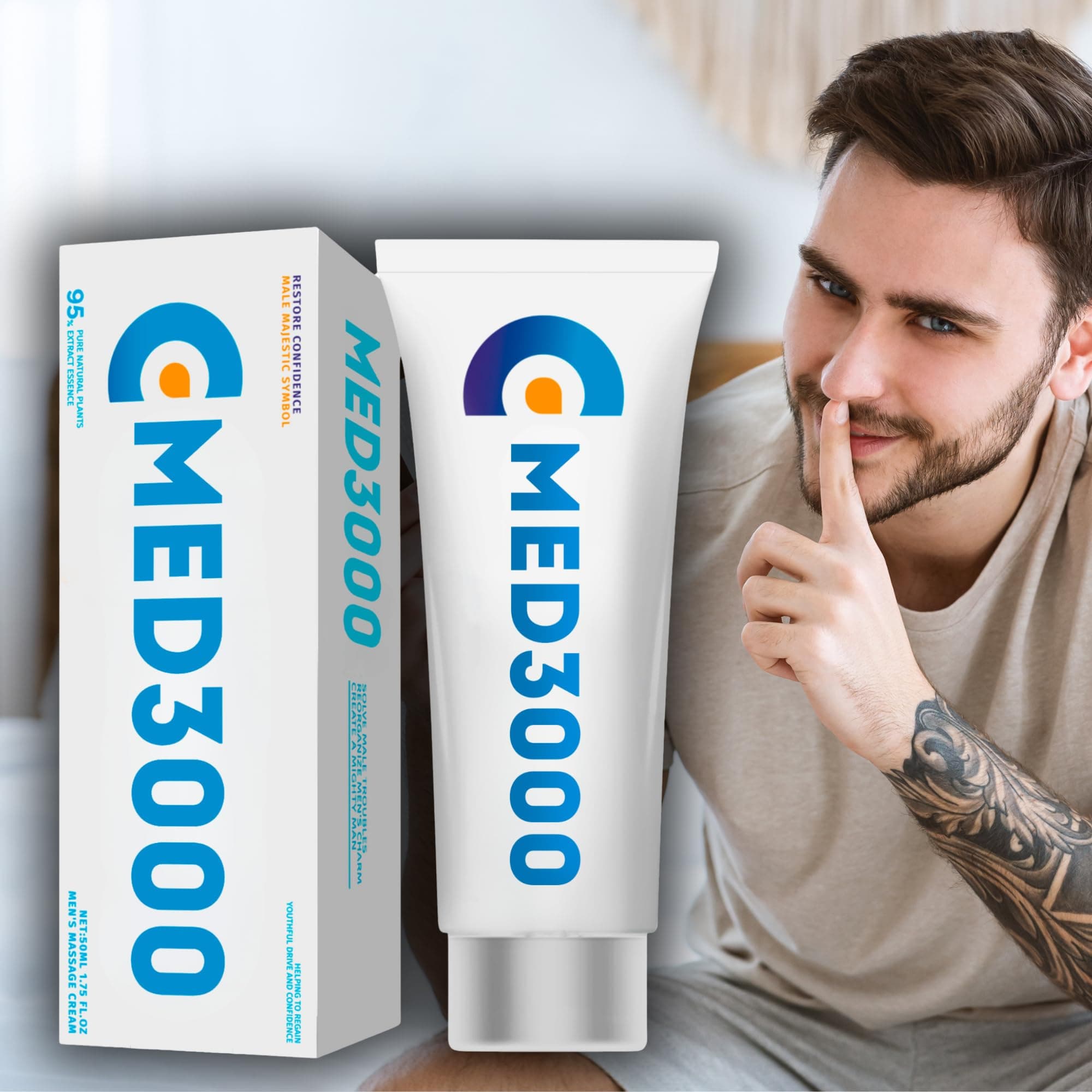 Irvy Erectile Support Med3000 Gel for Men – Clinically Backed Formula to Boost Strength and Performance