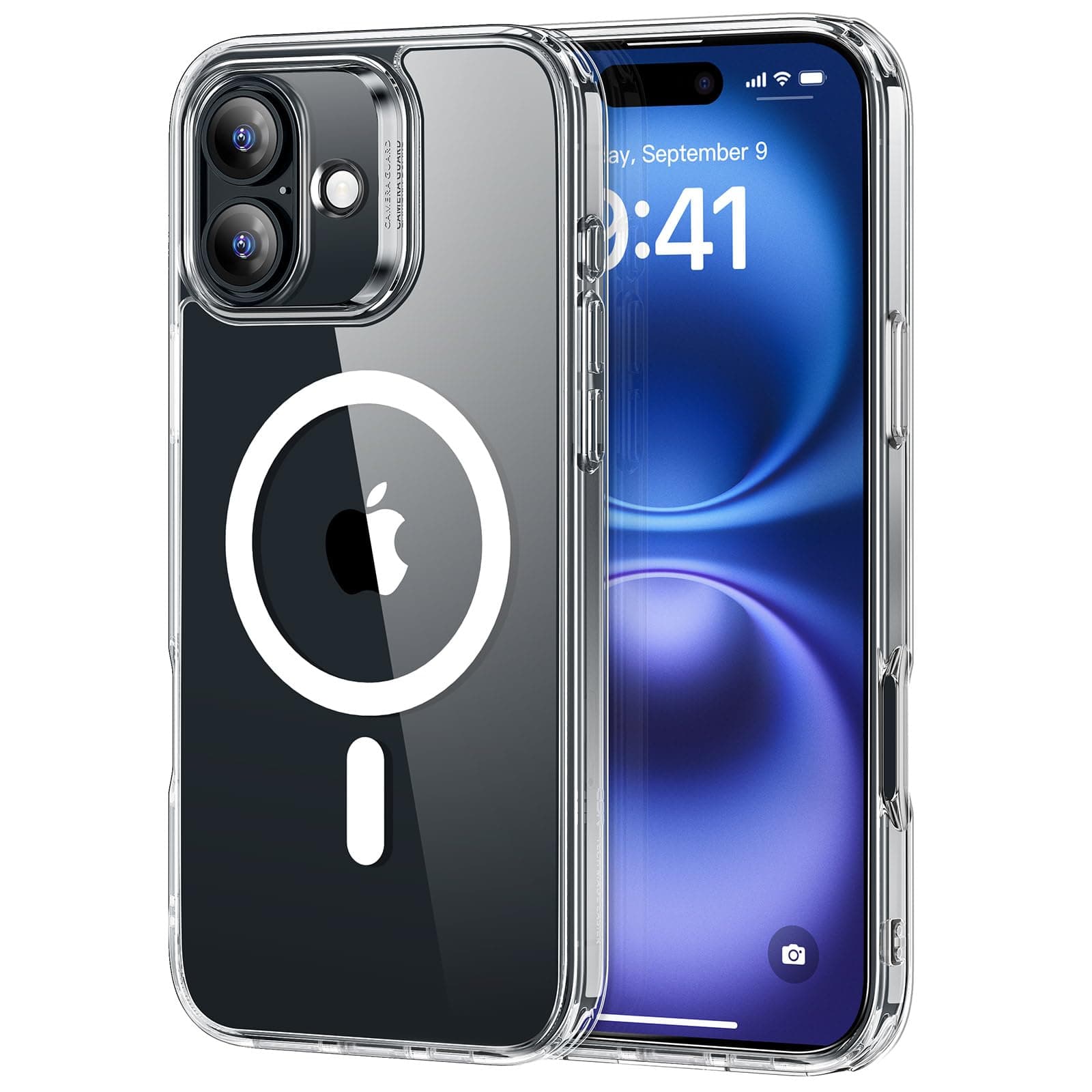 ESR For iPhone 16 Case (4 In 1) Set, Translucent Matte Case With Screen Protector, Compatible With Magsafe, TPU, Military-Grade Case Protection, Classic Series,Clear