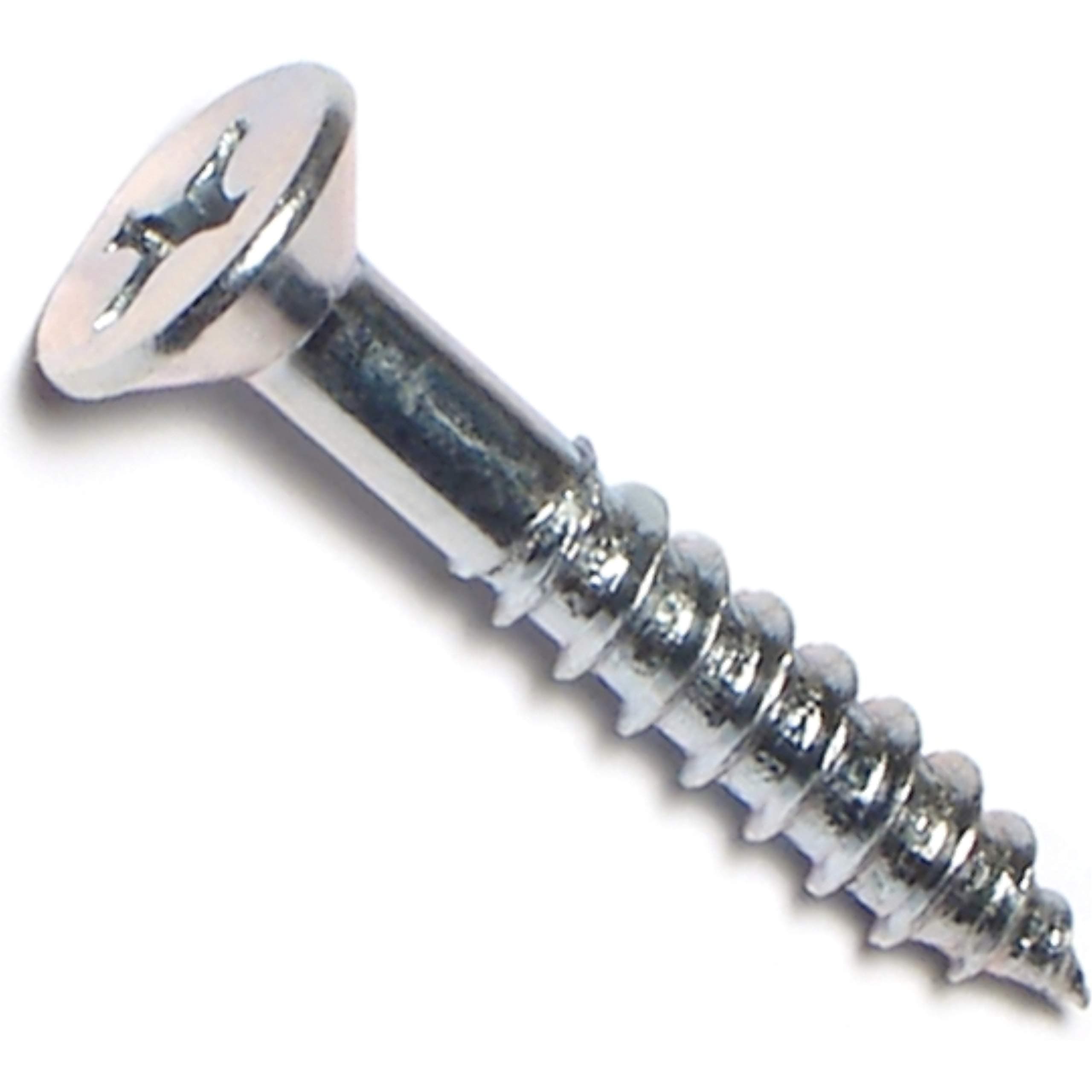 Hard-to-Find Fastener 1.5-Inch Phillips Head Flat Wood Screws, No. 14, 100-Piece