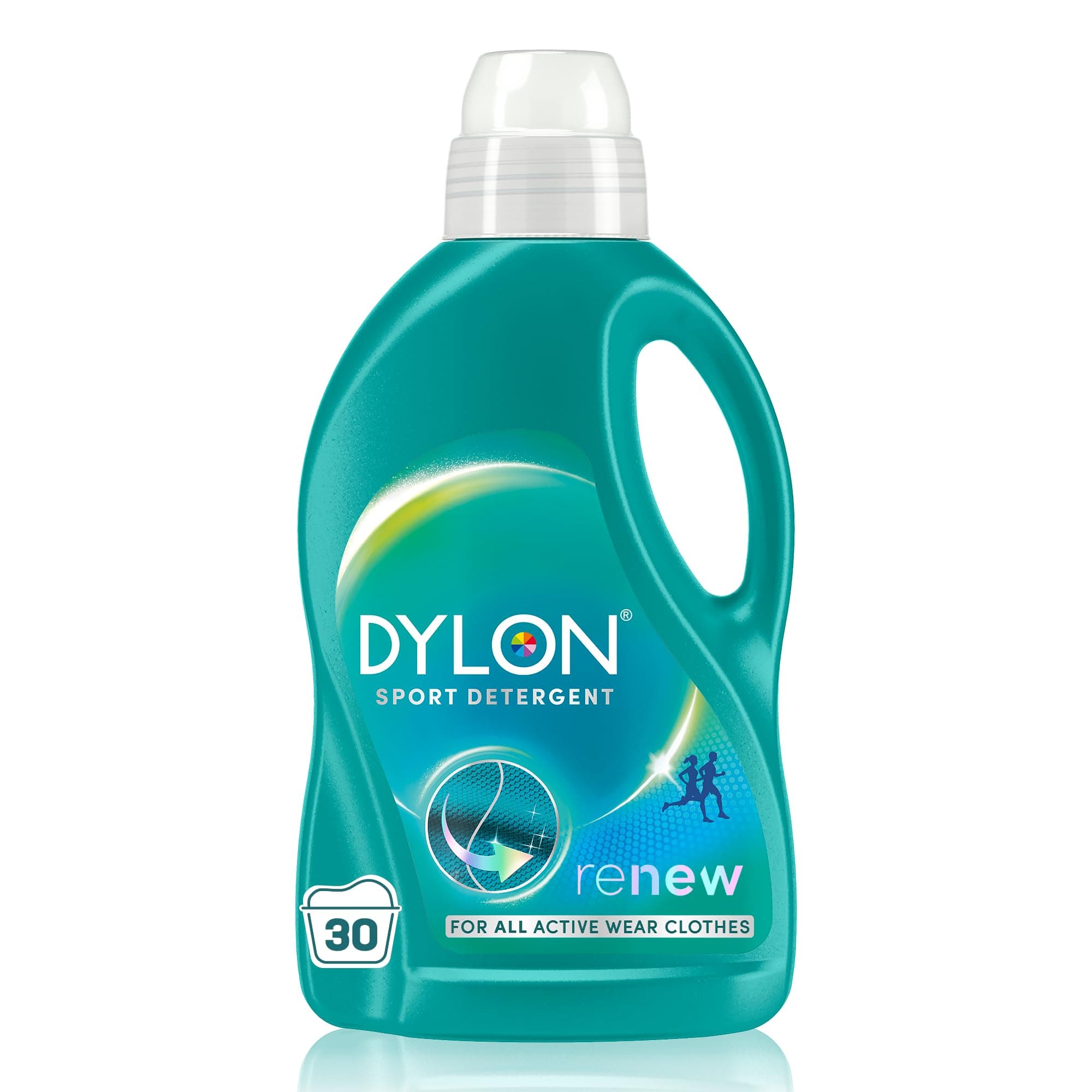 Dylon Sport Detergent (30 Wash Loads), Liquid Laundry Detergent for Active Wear Clothes, Sport Detergent renewing in every wash with optimal results in 10 washes