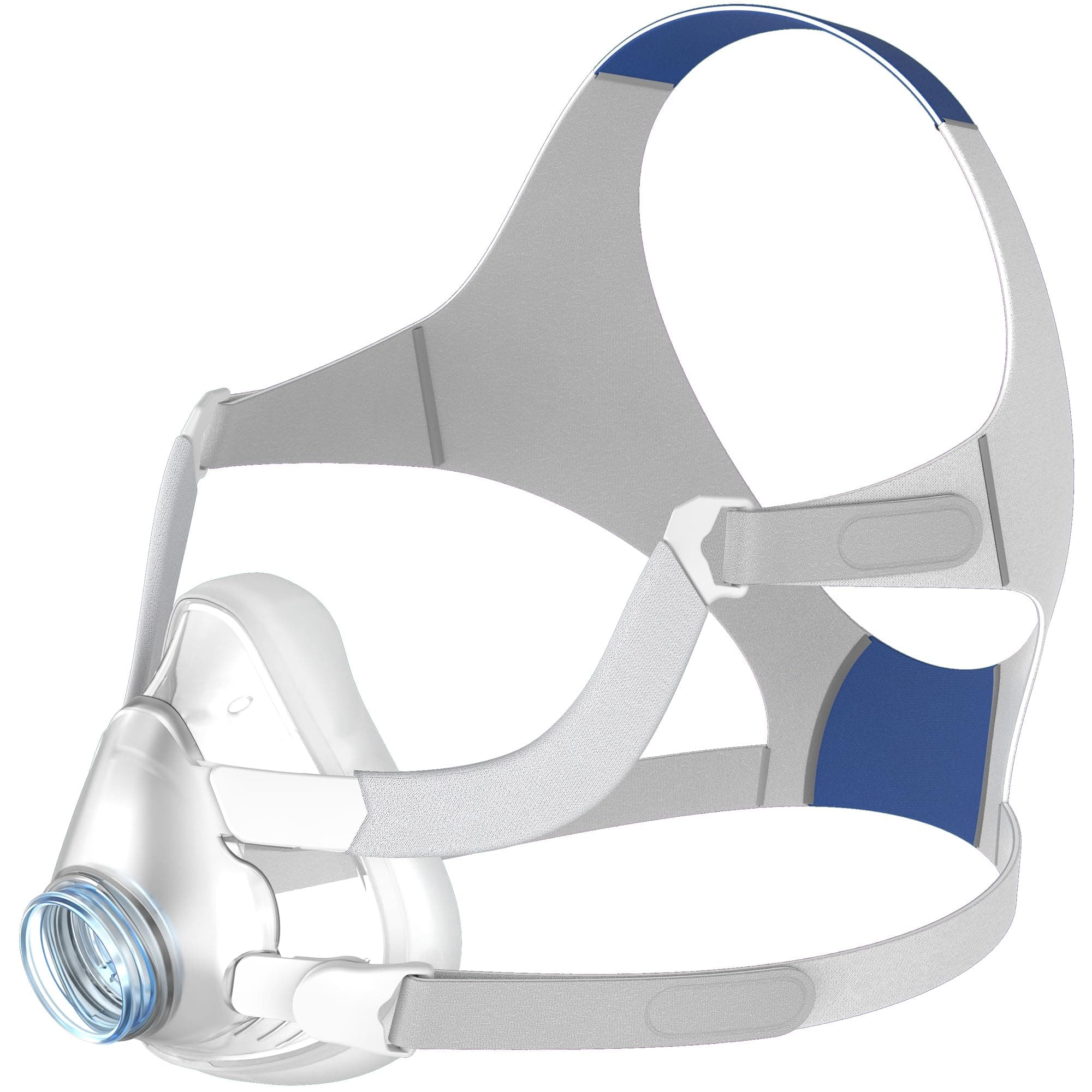 Replacement Set for F20 with Medium Cushion, Strap, Frame, Clips and Strap Covers, Great-Value & Quick-Disconnect, MEDICOLOR Supplied