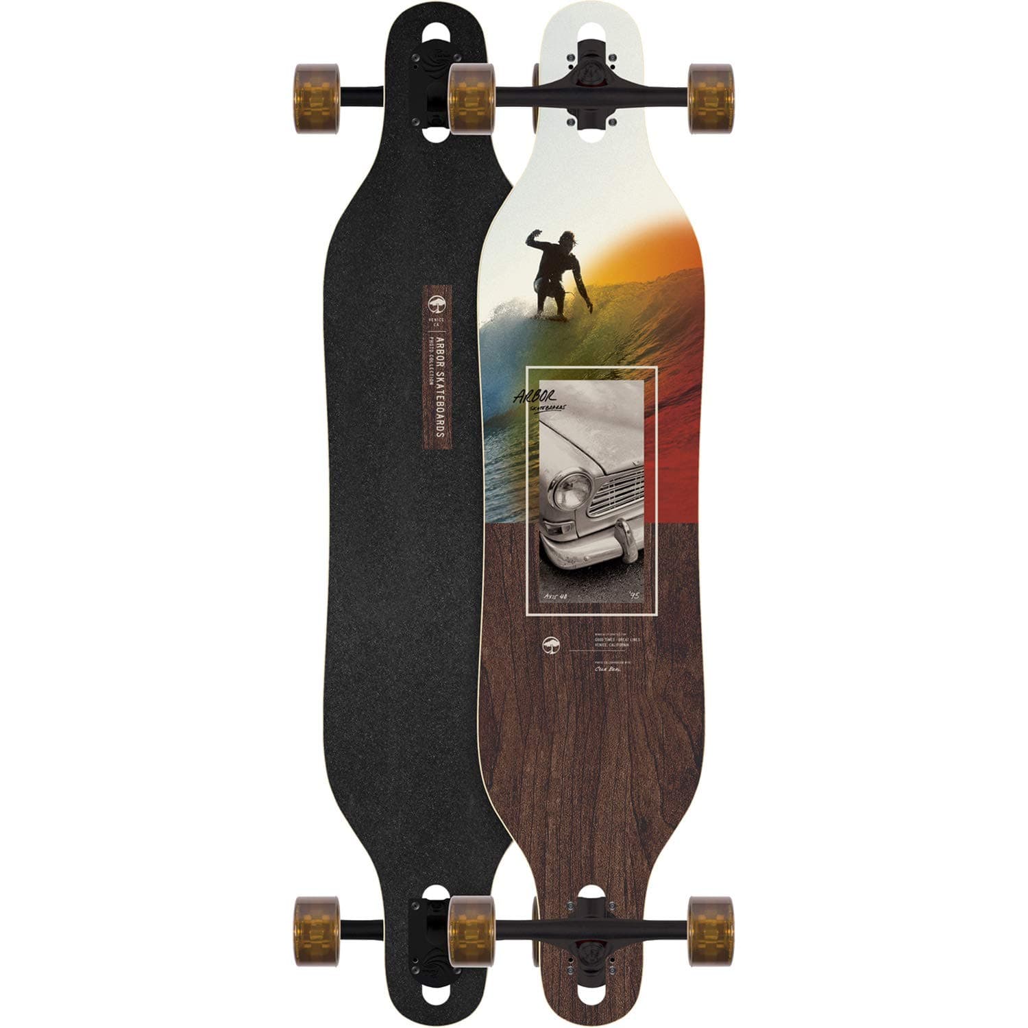 Photo Axis Longboard, Adults Unisex, Multi (Multicoloured), 40"