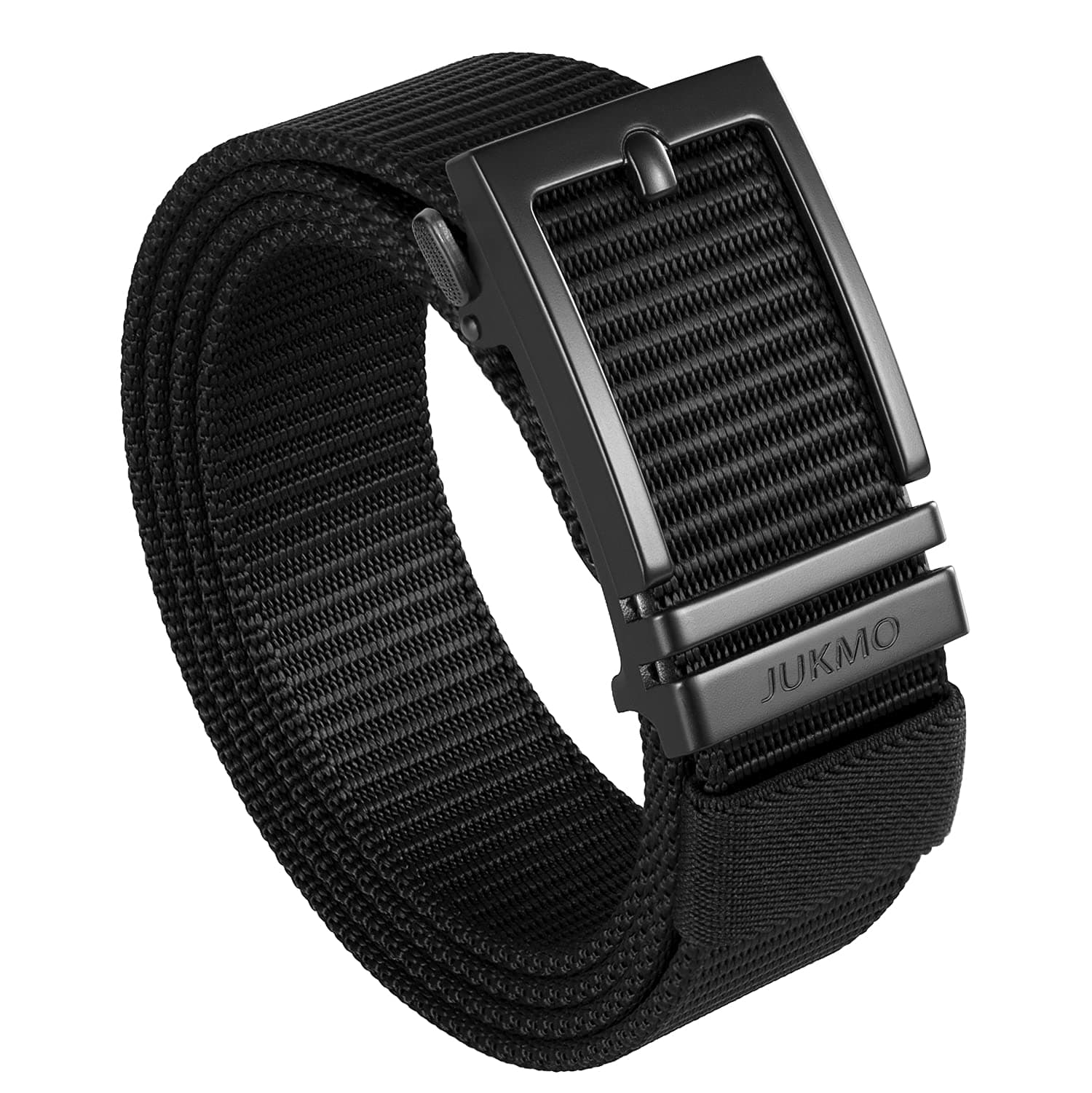 Ratchet Golf Belt for Men, Nylon Web Tactical Belt with Automatic Slide Buckle