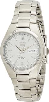 Men'S Automatic Watch With Analog Display And Stainless Steel Strap SNK601K1, Silver