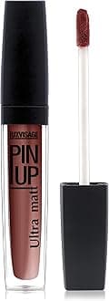 LuxvisageUltra Matte Long-Lasting Liquid Lipstick Pin Up with Vitamin E (Shade 32, Chocolate)