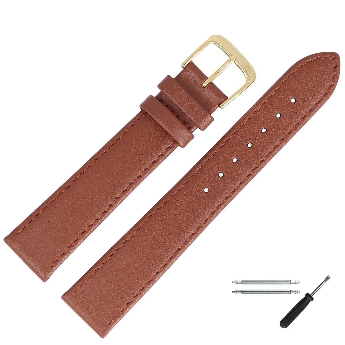 MARBURGER Watch Strap 18 mm Leather Tool Assembly Set 75918