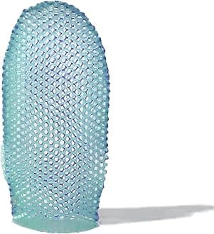 Supracor Stimulite Dual-Sided Bath Mitt - Lavender side (softer texture) Green side (firmer texture)