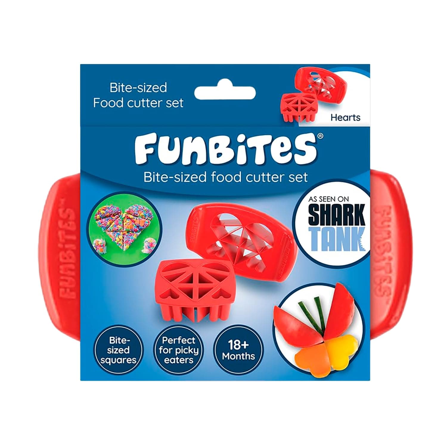 FunBites Food Cutter, Red Hearts by FunBites