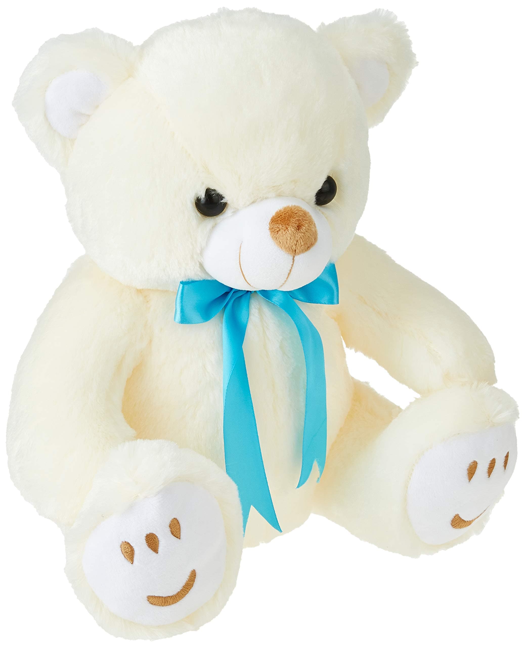 Teddy Bear Soft Toy (33 Cm, White, Cream)
