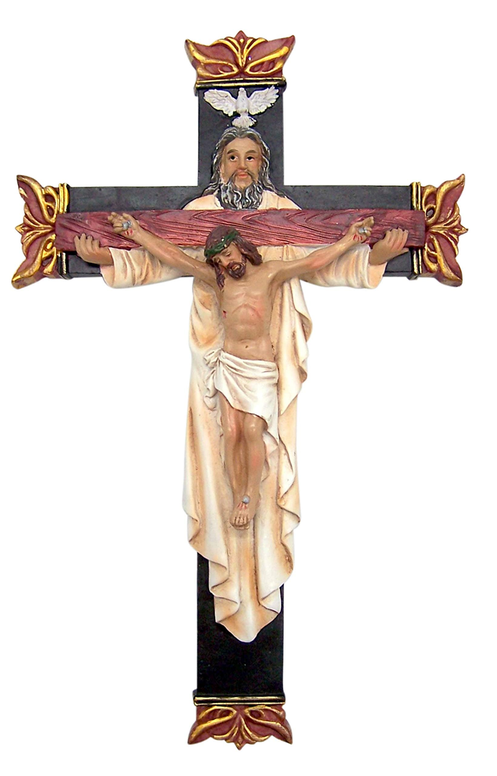 Religious Holy Trinity Wall Crucifix