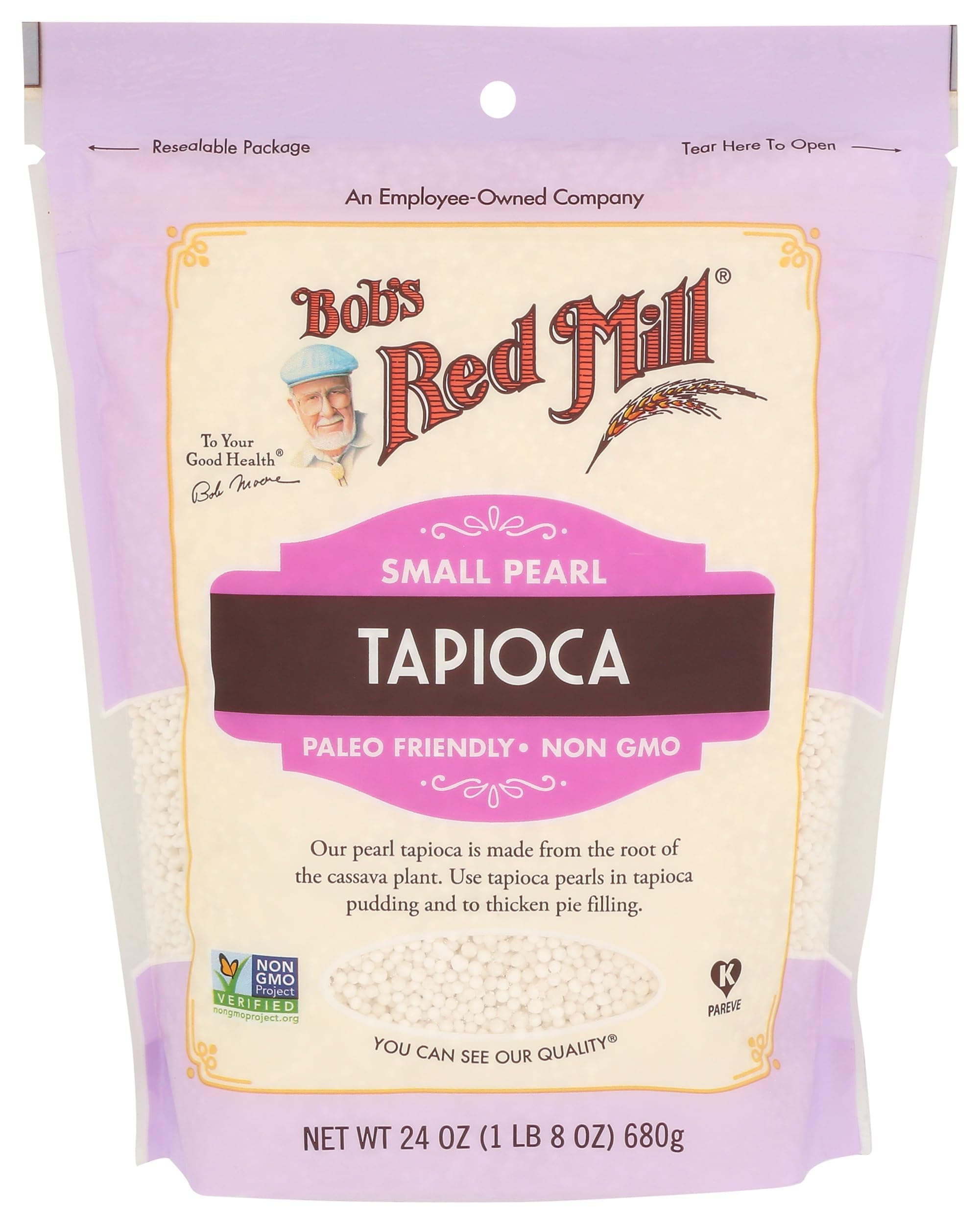 Bob's Red Mill Tapioca, Small Pearl, 24 Ounce