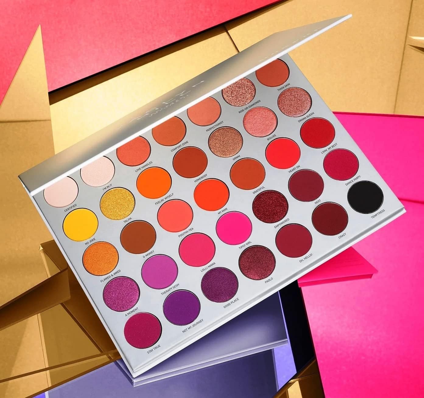 Jaclyn Hill Morphe Eyeshadow Palette 35 Colors Multicolor)