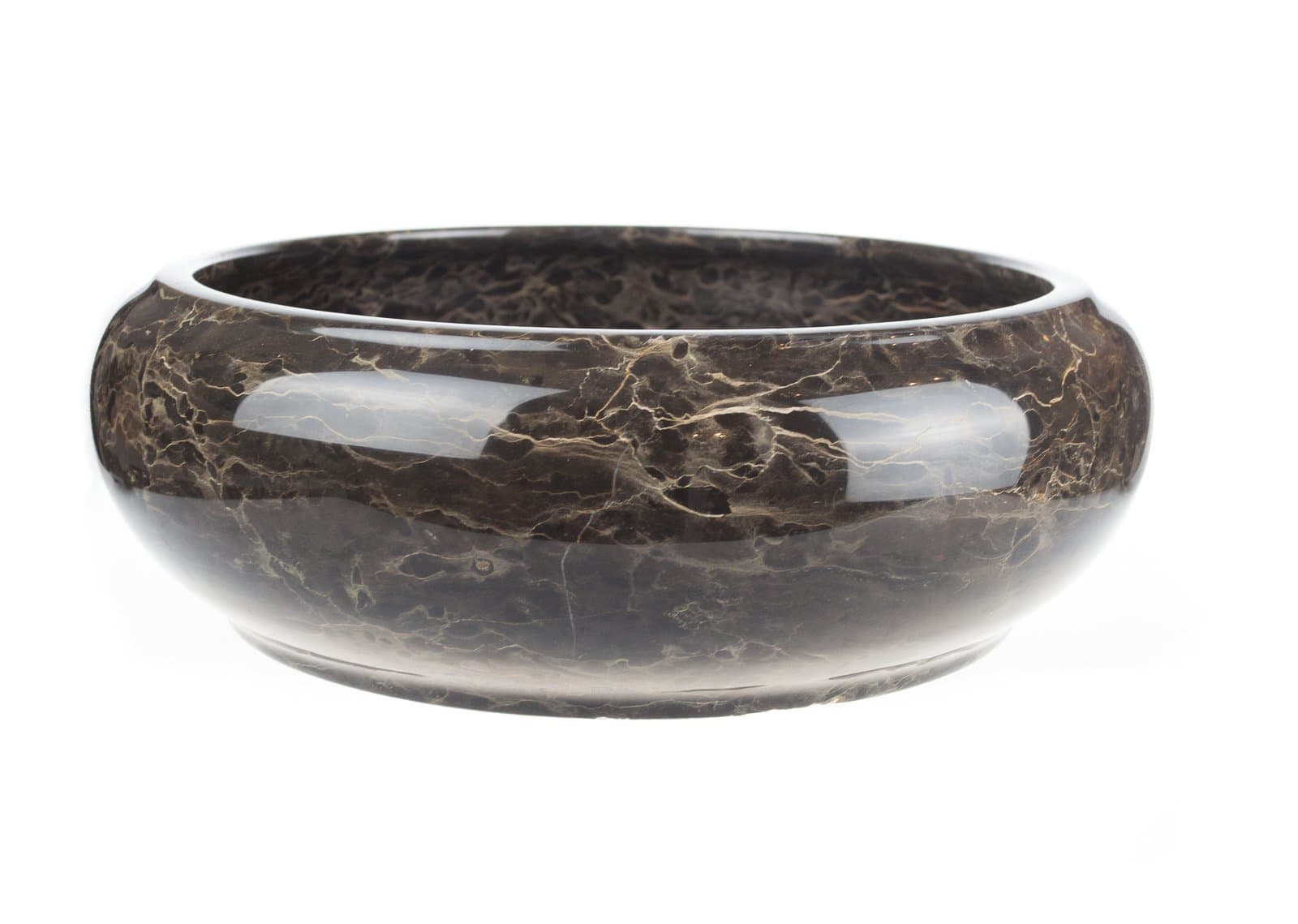 100% Natural Gemstone Large Marble Bowl Storage Container Fruit Tray Top Design Decorative and Unique Hand Work, Height: 13 cm, diameter 36 cm, Weight 6Kg