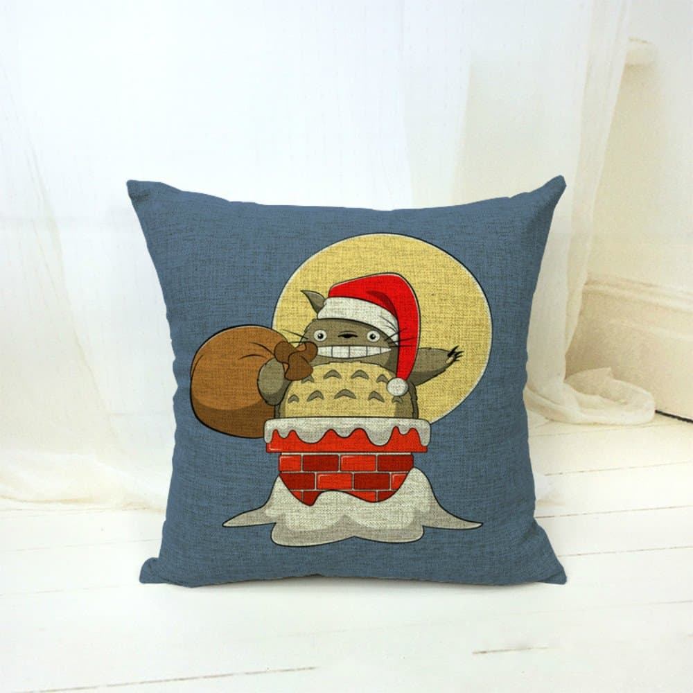 Weitengs Linen Square Decorative Pillowcase, 18x18 Inch