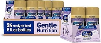 Enfamil NeuroPro Gentlease Ready-to-Feed with Smaller Proteins for Easy Digestion,Brain Supporting DHA, HuMO6* Blend, Baby Formula for easing Fussiness, Gas, Spit-up in 24hrs, 8 Fl Oz (6 ct), 4 Pack