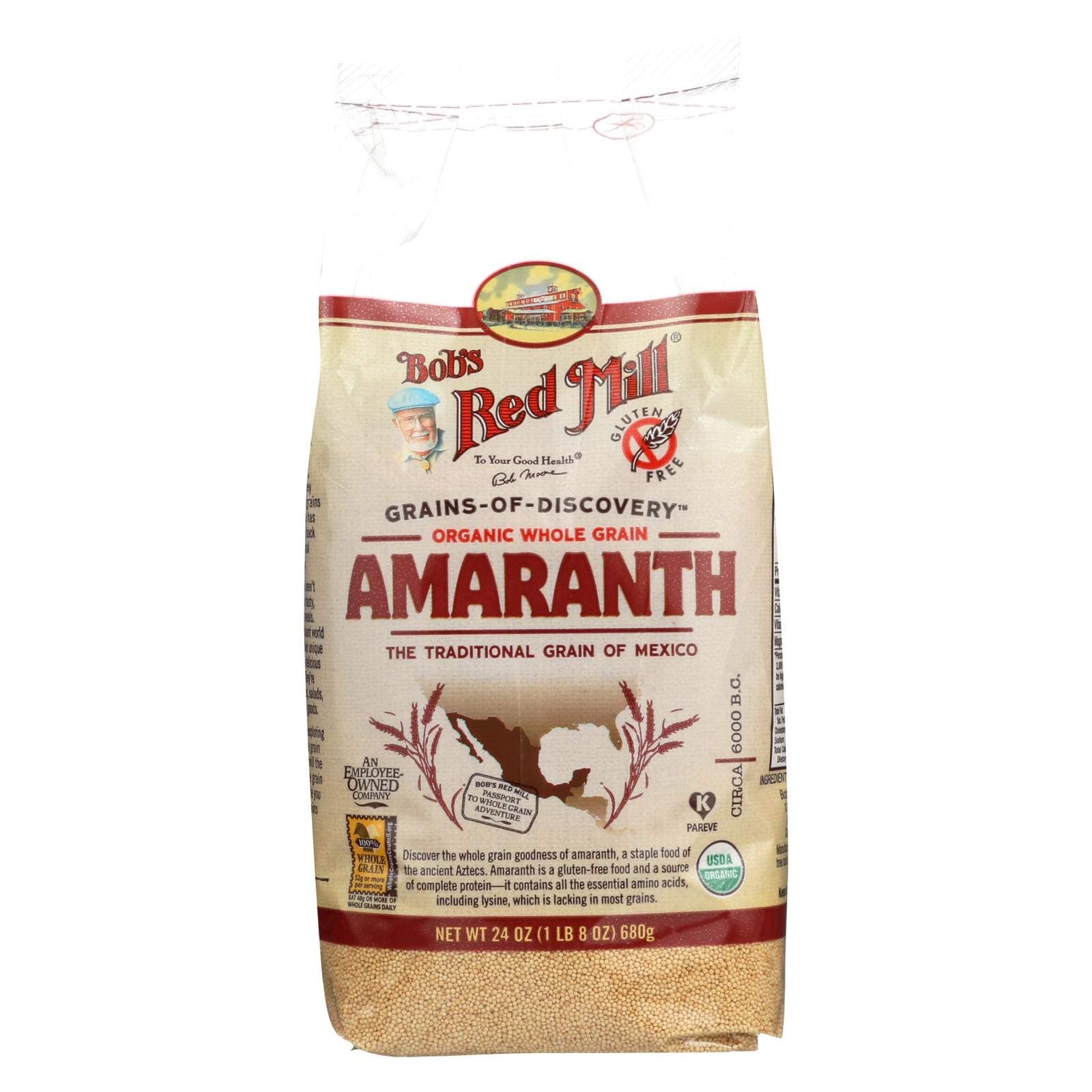 Bob's Red Mill Organic Amaranth Grain, 24 Ounces