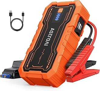 AstroAI S8 Pro Car Battery Jump Starter, 3000A Jump Starter Battery Pack for Up to 9.0L Gas & 7.0L Diesel Engines, 12V Portable Jump Box with 3 Modes Flashlight and Jumper Cables