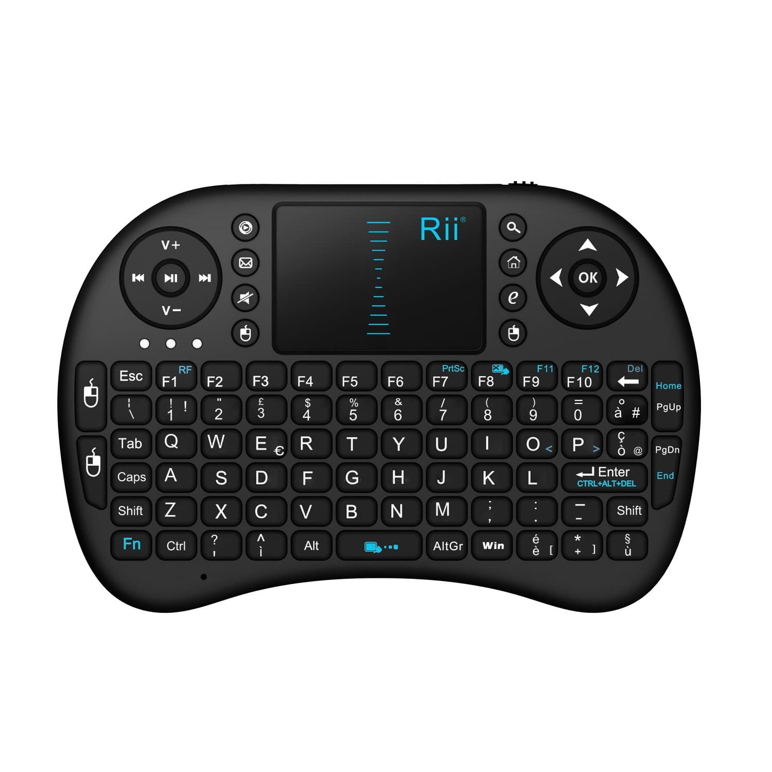 RiiMini i8 2.4GHz Multi-media Portable Wireless Handheld Mini Keyboard with Touchpad Mouse
