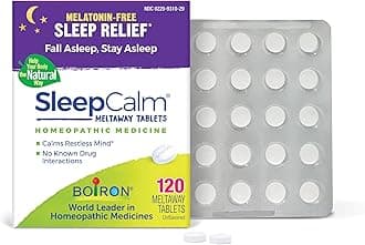 SleepCalm Tablets Sleep Aid for Deep, Relaxing, Restful Nighttime Sleep - Melatonin-Free and Non Habit-Forming - 120 Count