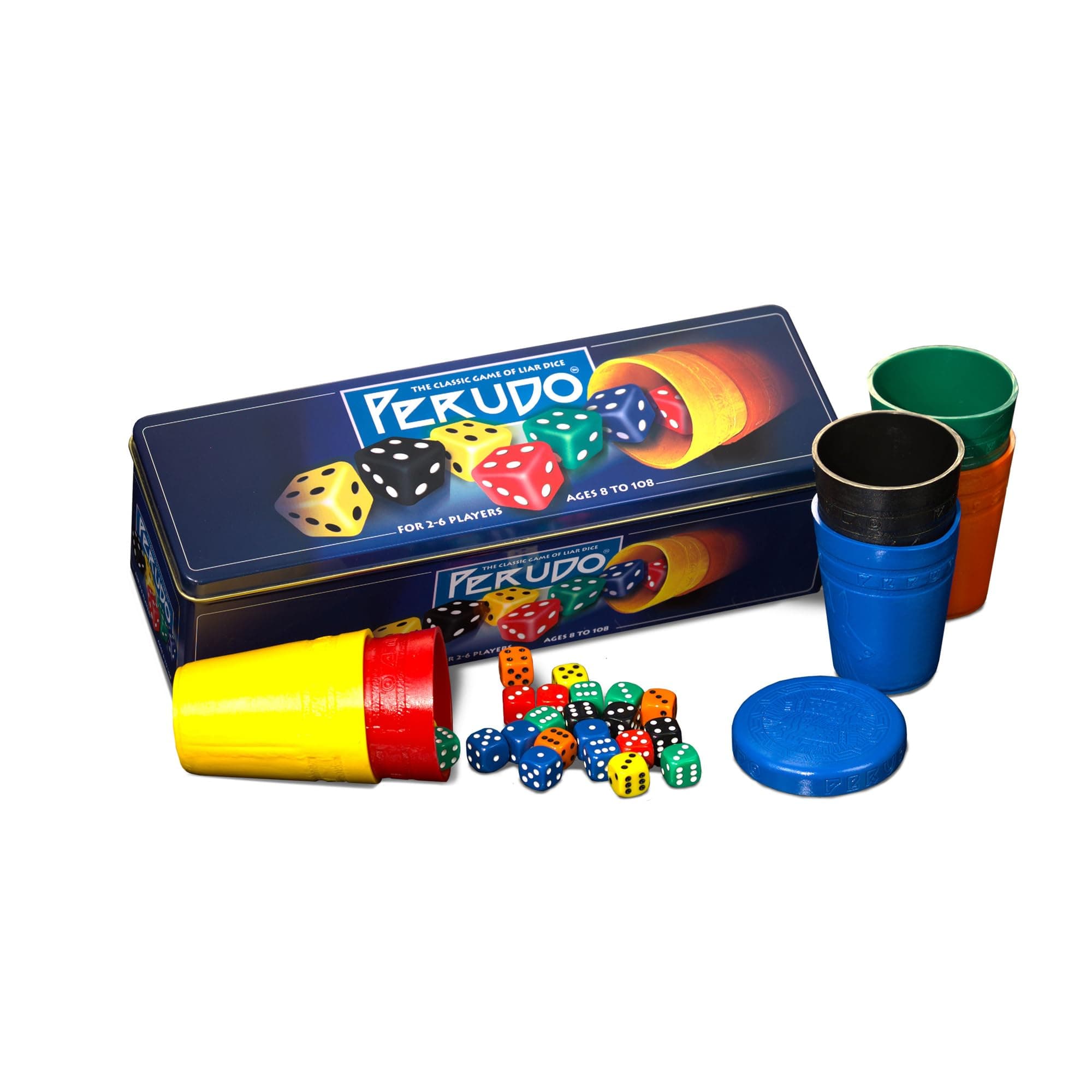 University Games Perudo Game Age 8+, Blue