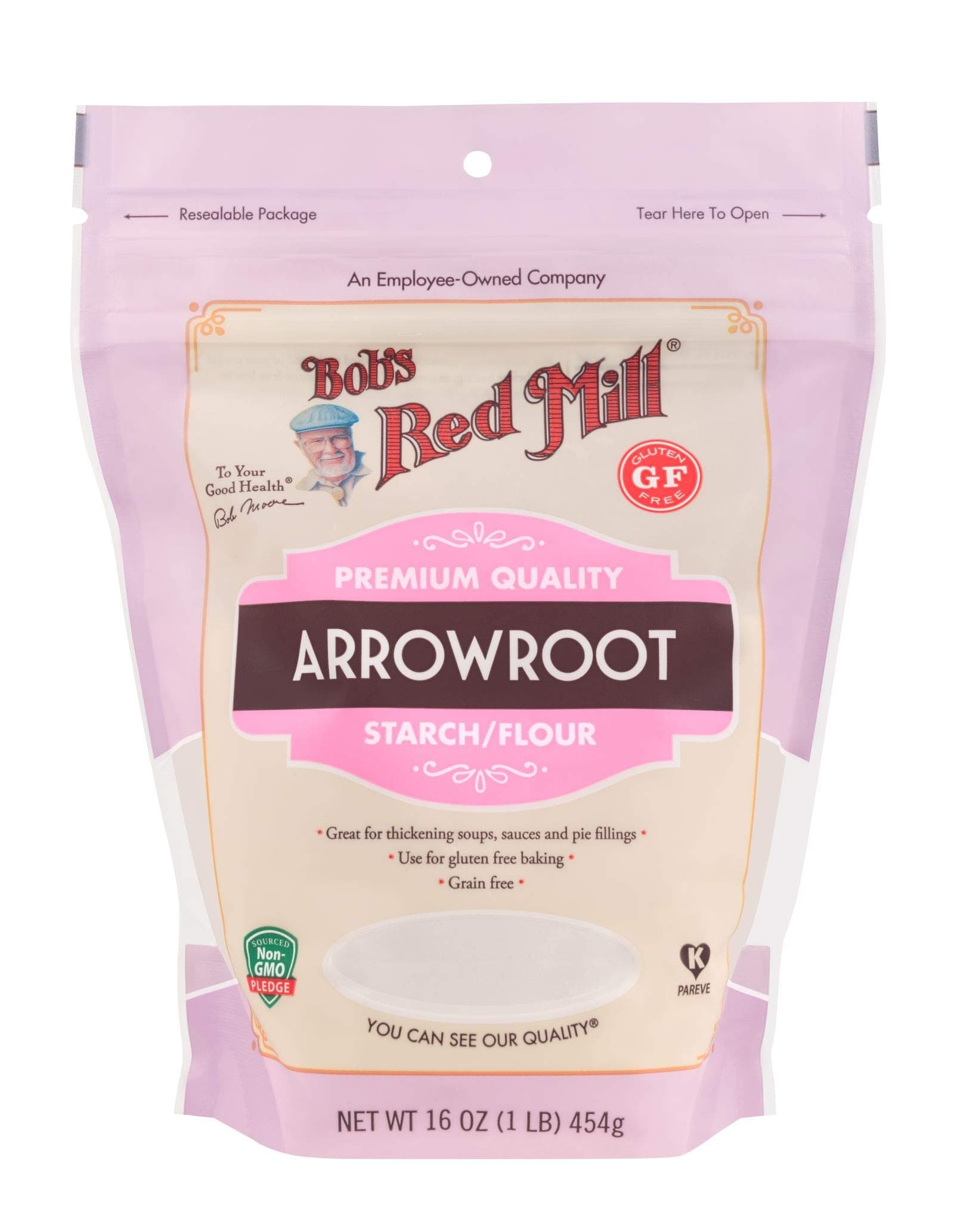 Bob's Red Mill Arrowroot Starch Flour, 454 gm