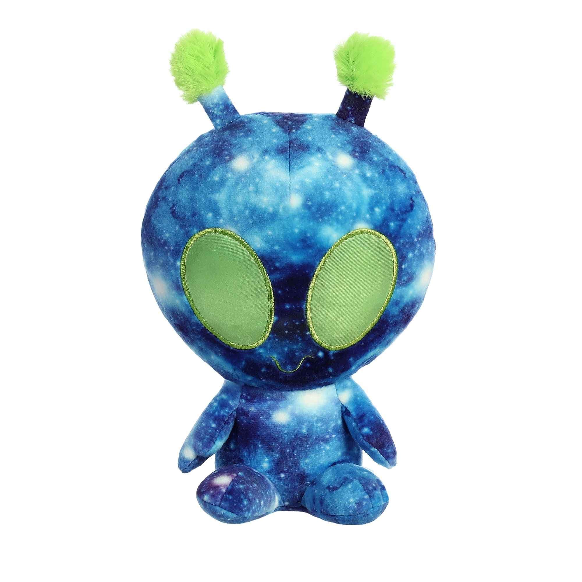 Aurora® Interstellar Galactic Cuties™ Nebula Light Up Alien Stuffed Animal - Cosmic Companions - Illuminating Fun - Blue 8 Inches