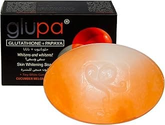 Lightening Soap with Glutathione & Papaya Plus Vitamins C & E, Arbutin, Grape Seed Extract Large Bar 135 g