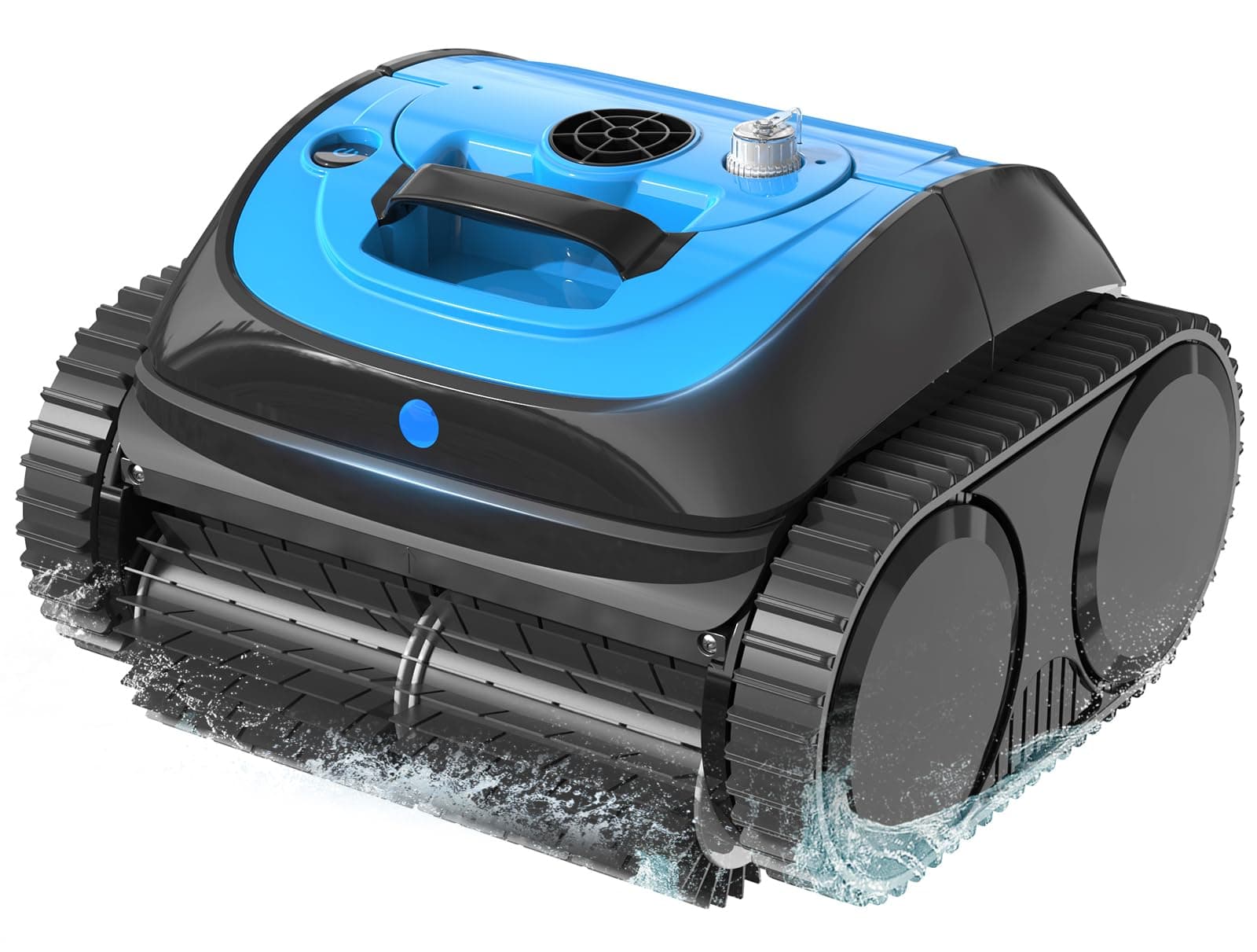Pool Vacuum for Inground Pools, Cordless Robotic Pool Cleaner, Wall and Waterline Cleaning, Intelligent Route Planning, 150 min Runtime, for Pools up to 1,600 Sq.ft