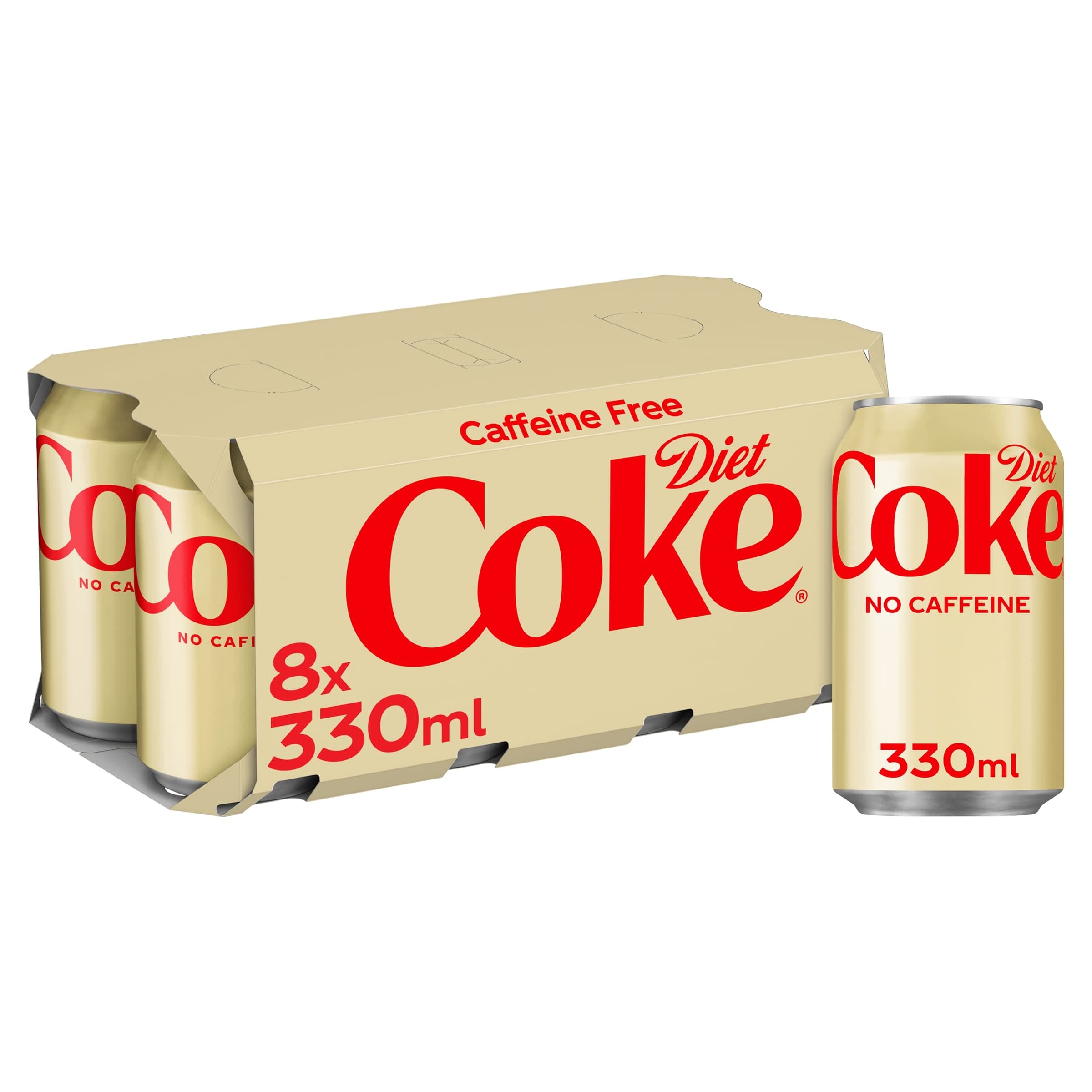 Diet Coke No Caffeine 8 x 330 ml