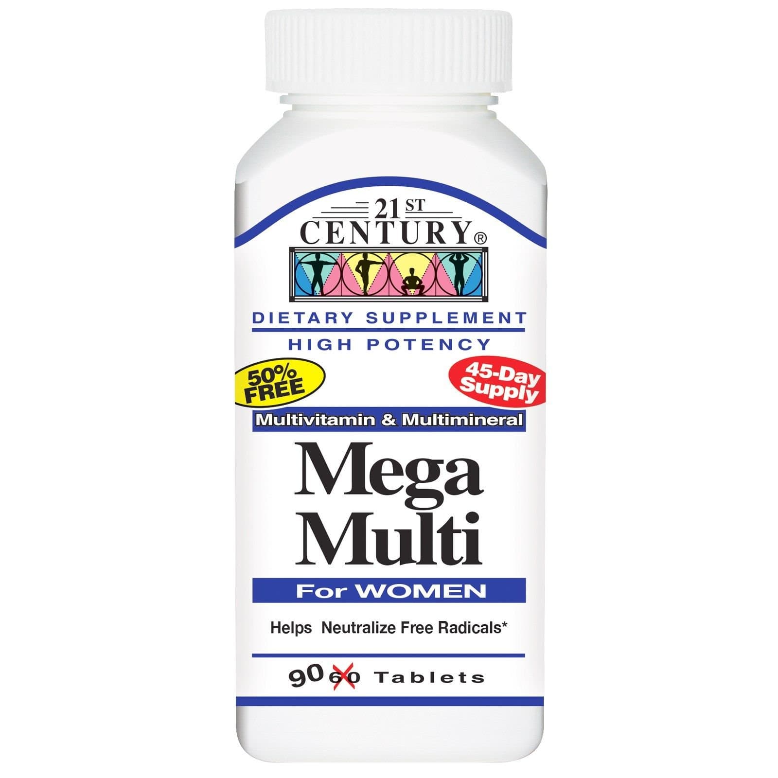Mega Multi for Women, 90 Tabs