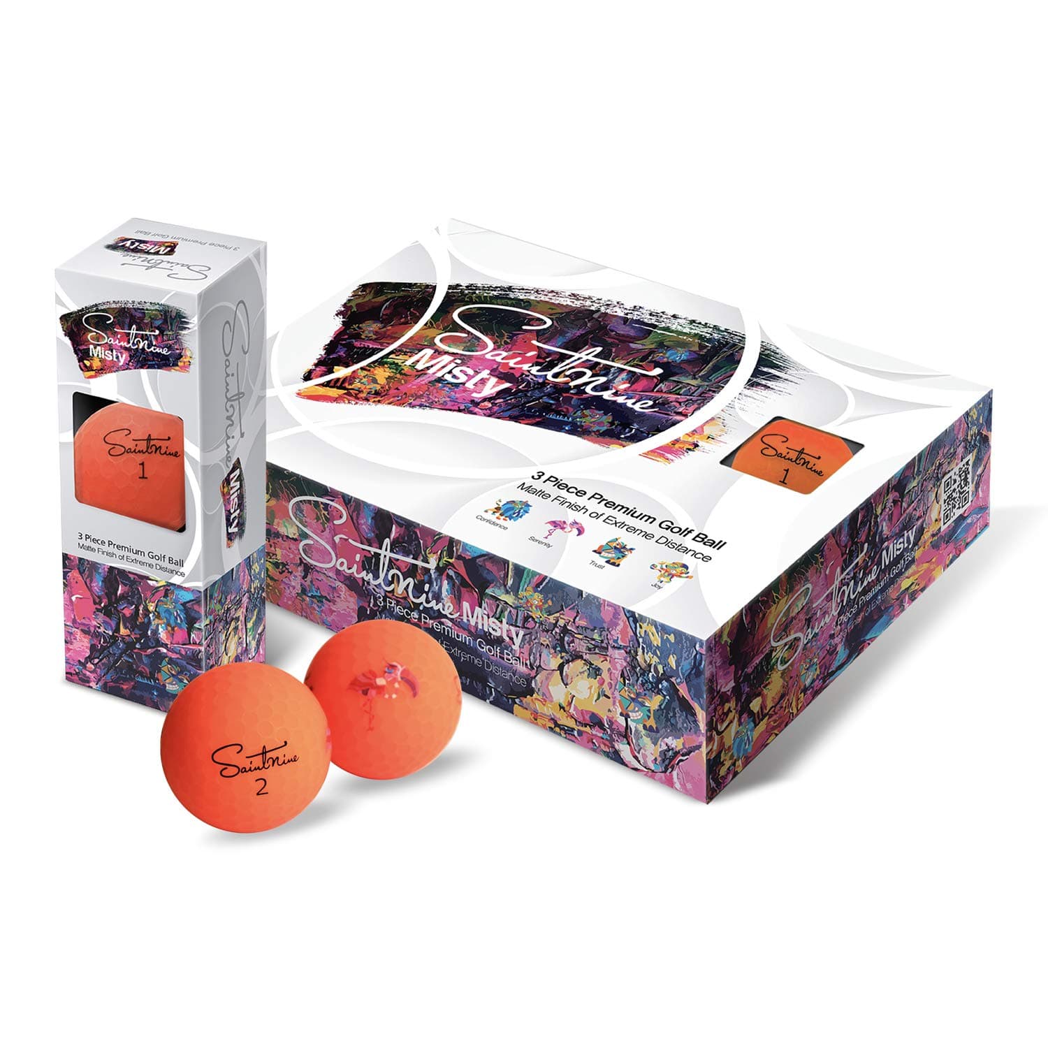 SAINTNINE Misty Golf Balls (One Dozen)