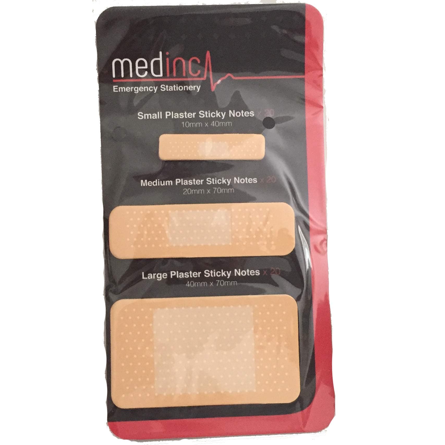 Sticky Plaster Memo Notepad Sticky Bandage Self Stick Notes Novelty Stationary for Student Nurse or Medical Student Sticky Note Notepads