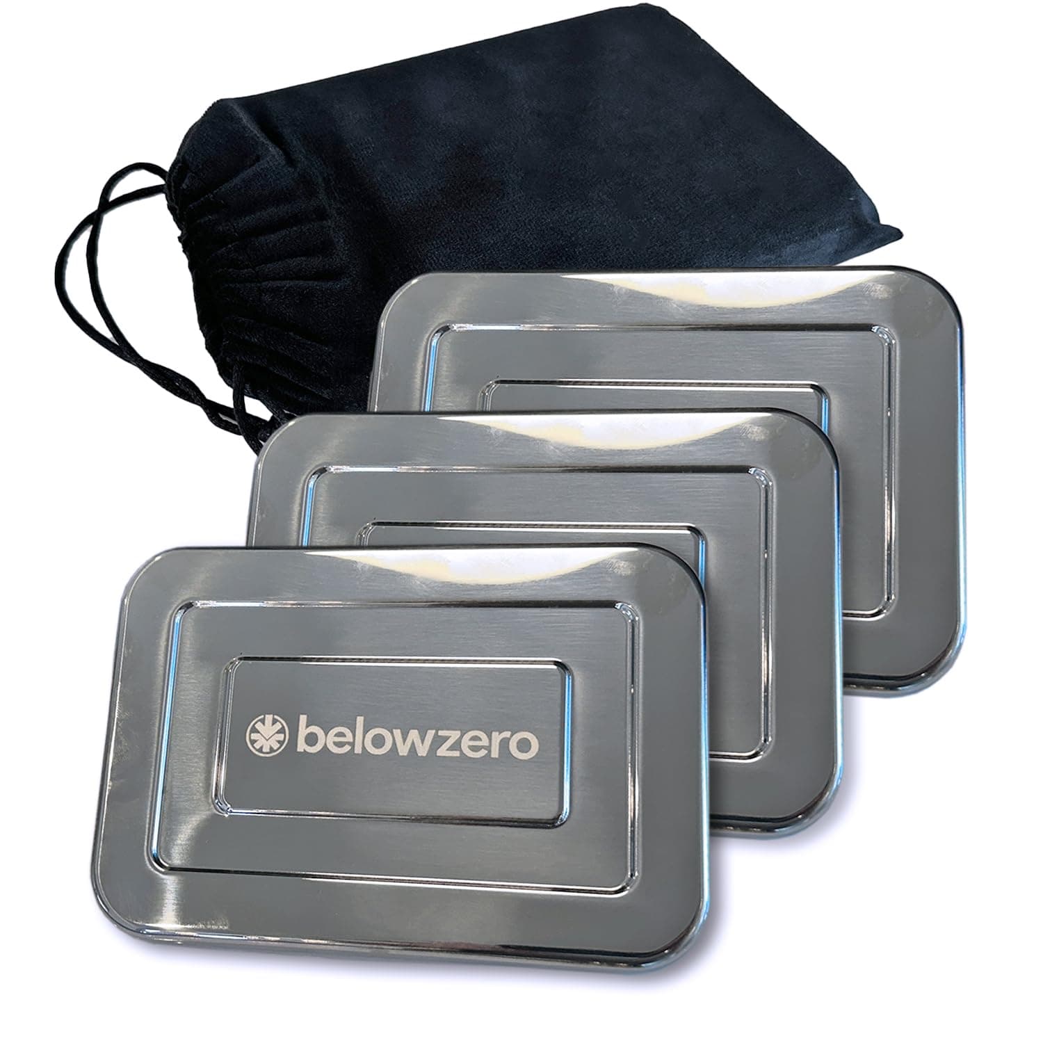 Below Zero Deluxe Stainless Steel Cooling Pack - for Those Who Need The Best - Filled Gel Patent Pending - Longest Lasting Cool Pack