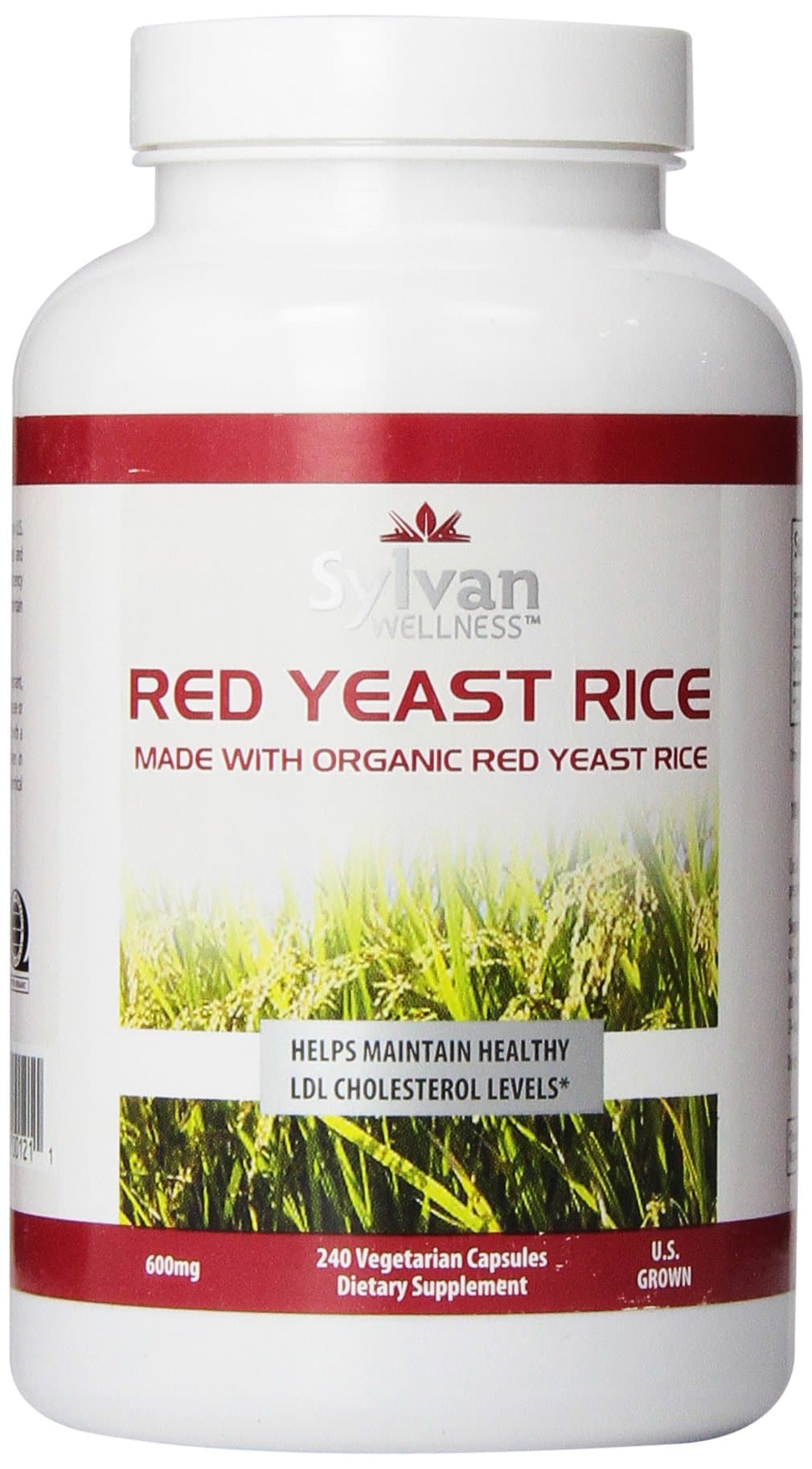 Sylvan Wellness Red Yeast Rice, 120 Count