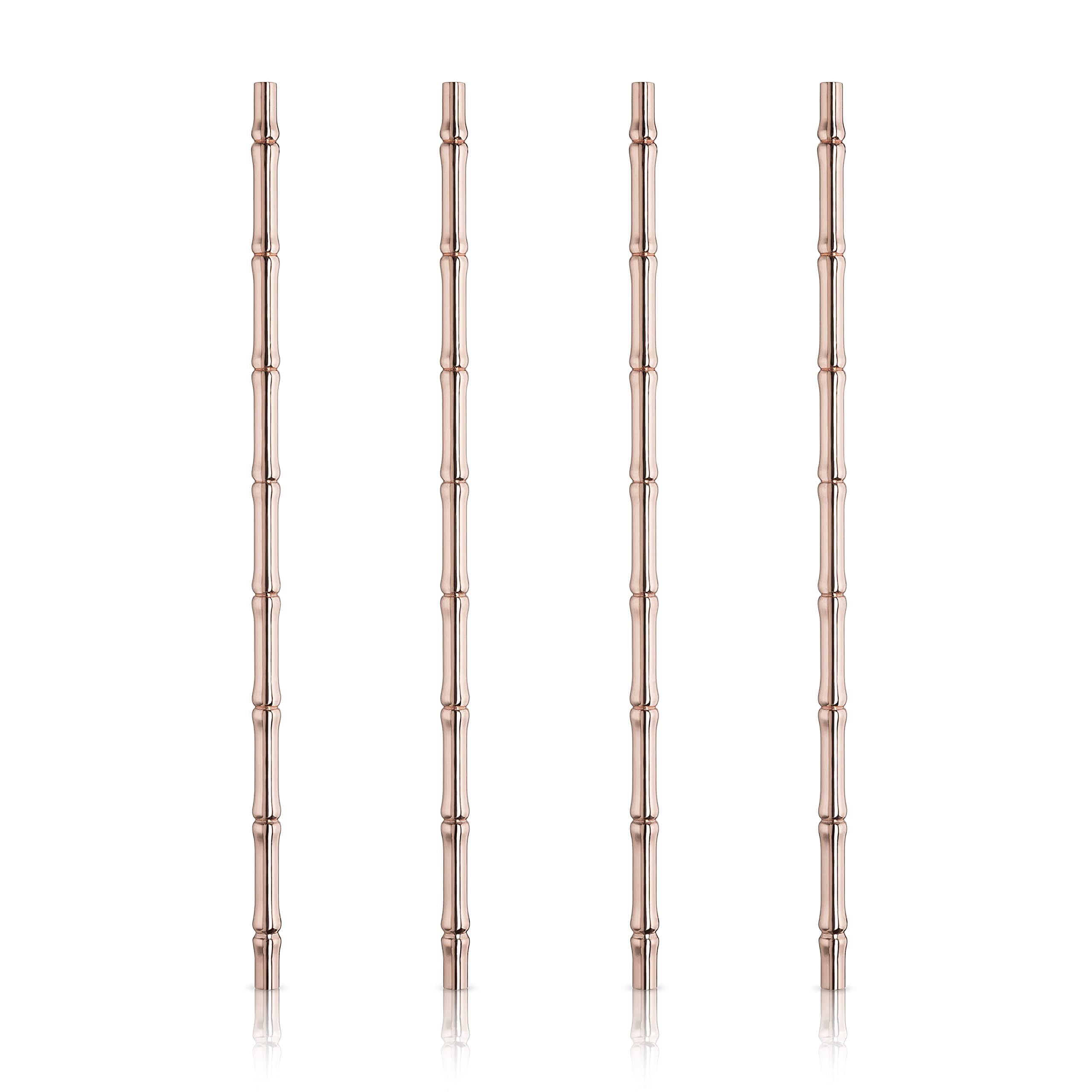 Viski Pacific Copper Bamboo Straws
